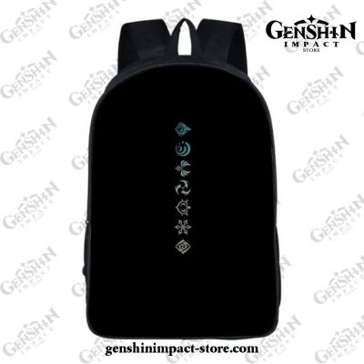 New Genshin Impact Vision Classic Student Backpack