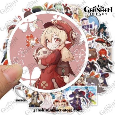 New Style 10/50Pcs Genshin Impact Graffiti Stickers Funny Waterproof