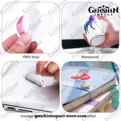 New Style 10/50Pcs Genshin Impact Graffiti Stickers Funny Waterproof