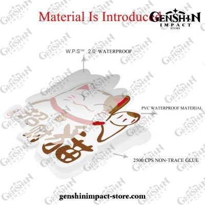 New Style 10/50Pcs Genshin Impact Graffiti Stickers Funny Waterproof