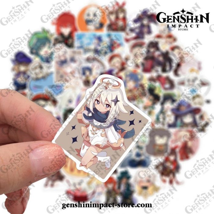 New Style 10/50Pcs Genshin Impact Graffiti Stickers Funny Waterproof