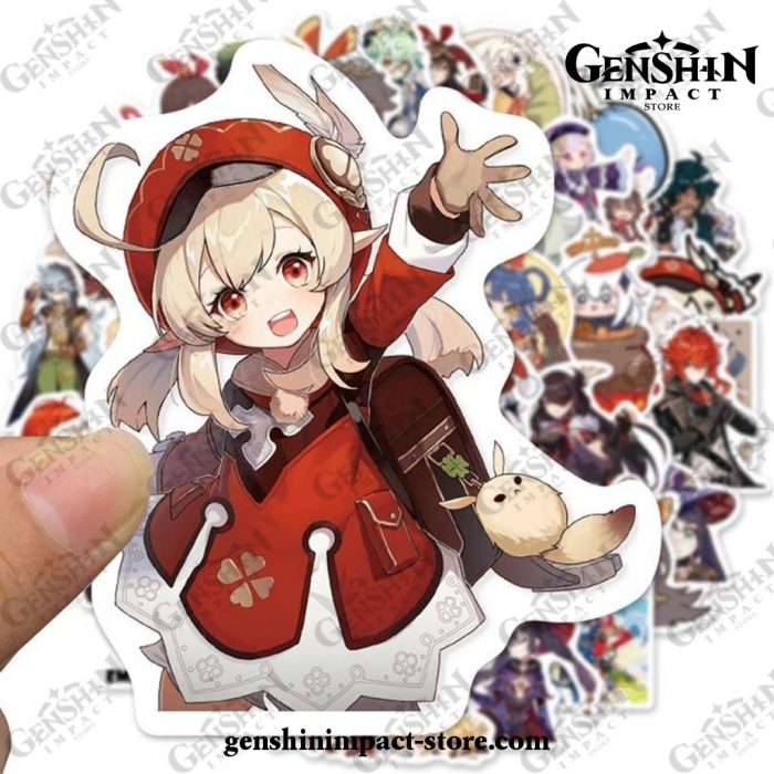 New Style 10/50Pcs Genshin Impact Graffiti Stickers Funny Waterproof