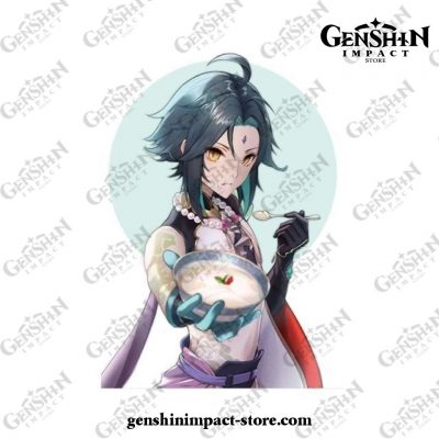 New Style 13Cm Genshin Impact Xiao Waterproof Car Sticker 6