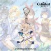 New Style Barbara Genshin Impact Acrylic Double Sided Transparent Keychain