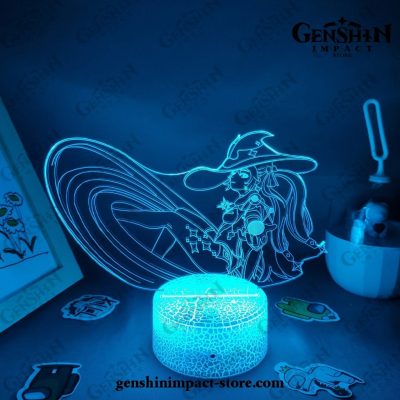 New Style Lisa Genshin Impact Figure 3D Lamp Led Rgb Night Lights