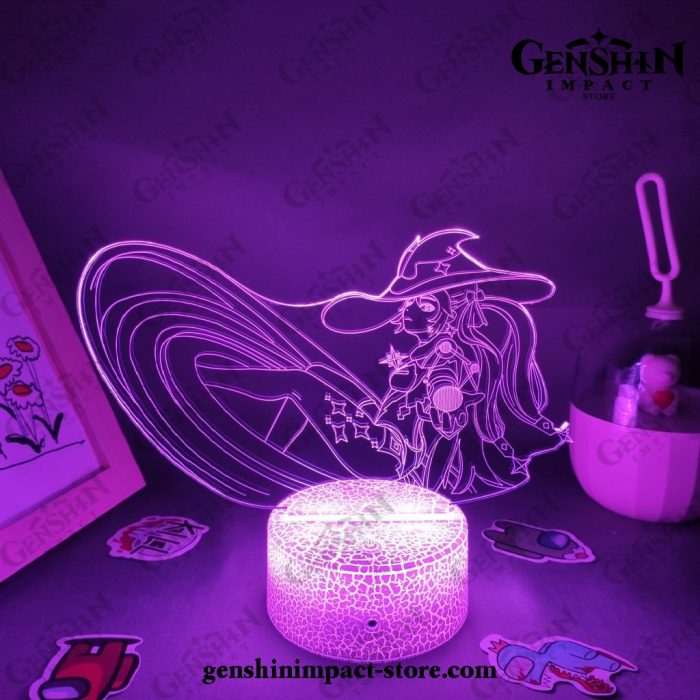 New Style Lisa Genshin Impact Figure 3D Lamp Led Rgb Night Lights