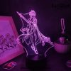 New Style Zhong Li Genshin Impact Figure 3D Lamp Led Rgb Night Lights