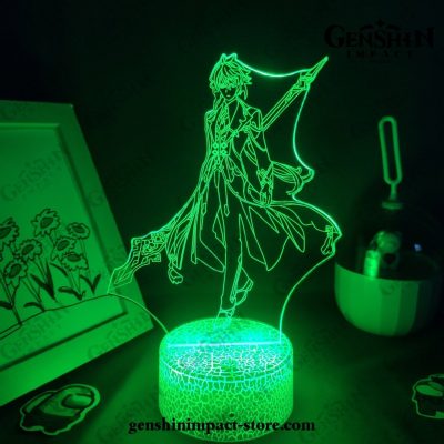 New Style Zhong Li Genshin Impact Figure 3D Lamp Led Rgb Night Lights