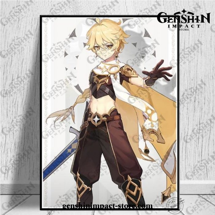 New Traveler Genshin Impact 3D Poster Wall Art