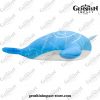 Swallowing Sky Whale Genshin Impact Blue Plush Pillow