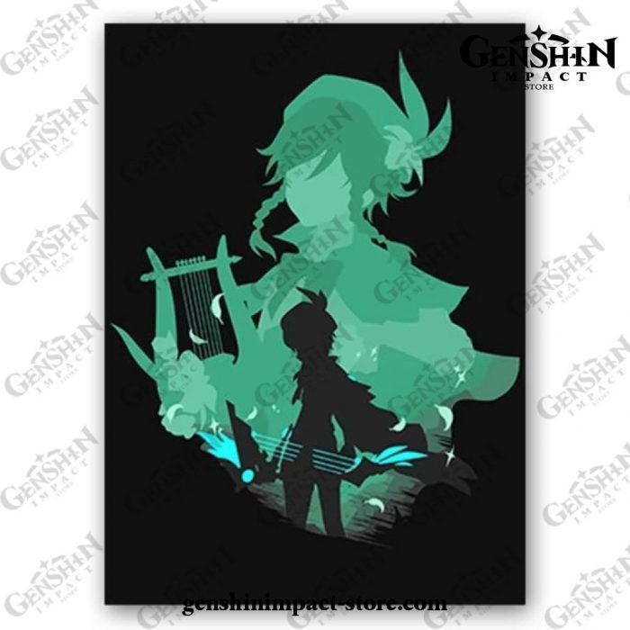 Venti Genshin Impact 3D Poster Wall Art