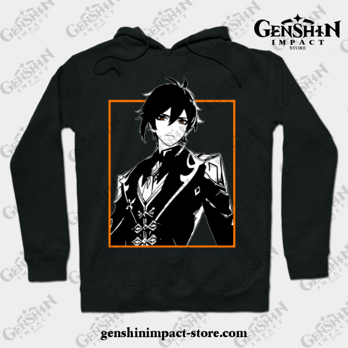 Zhongli - Genshin Impact Hoodie Black / S