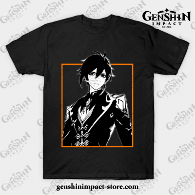 Zhongli - Genshin Impact T-Shirt Black / S