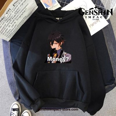 Genshin Impact Harajuku Hoodie Black / Xxl