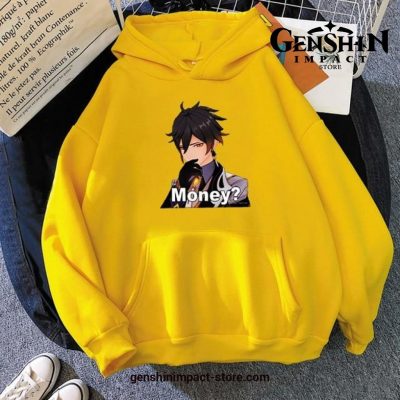 Genshin Impact Harajuku Hoodie Yellow / M