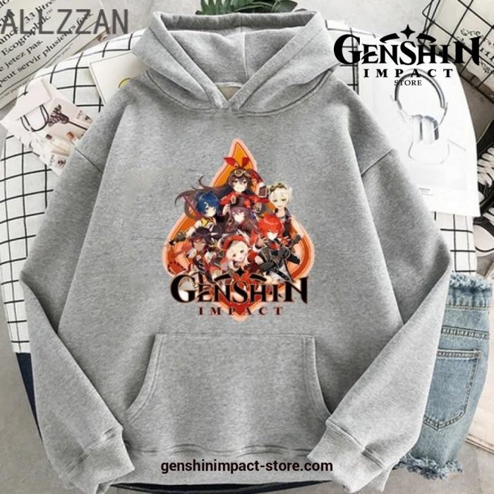 Genshin Impact Pyro Characters Hoodies 3085 10 / L