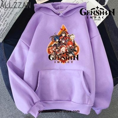 Genshin Impact Pyro Characters Hoodies 3085 8 / S