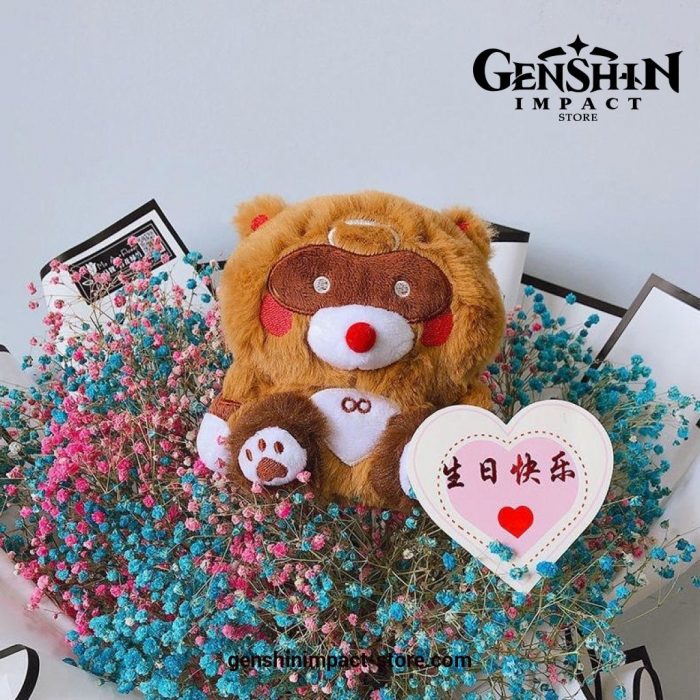 Genshin Impact Raccoon Beanie Plush