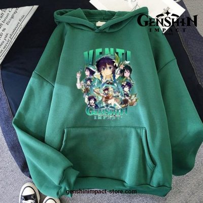 Genshin Impact Venti Hoodie Green / Xxl