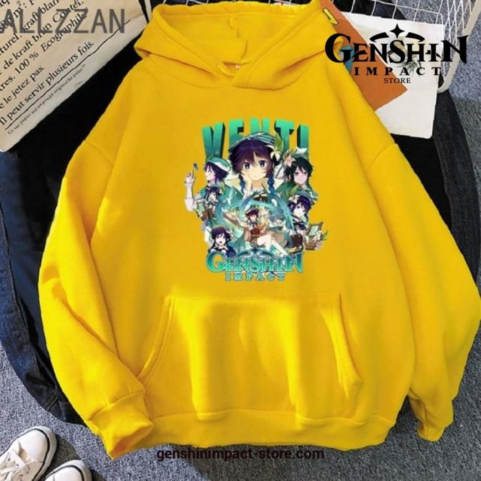 Genshin Impact Venti Hoodie Yellow / M