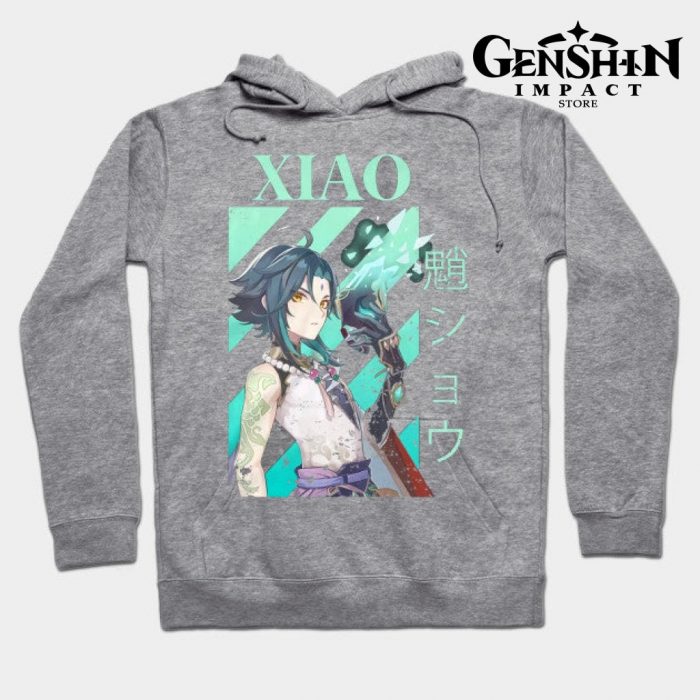 Genshin Xiao Hoodie Gray / S