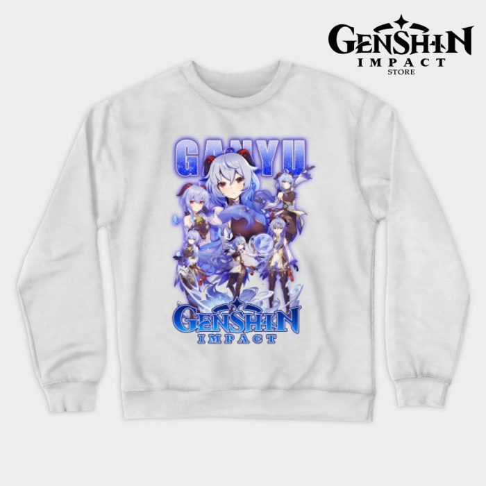 Ganyu Sweatshirt White / S