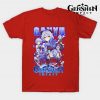 Ganyu T-Shirt Red / S