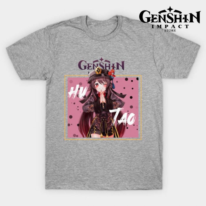 Hu Tao T-Shirt Gray / S