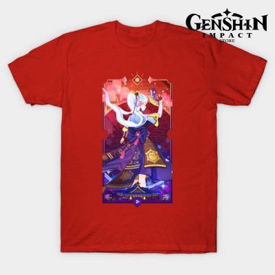 Kamisato Ayaka T-Shirt Red / S