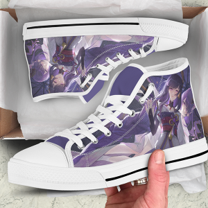 PUPLE RAIDEN SHOGUN GENSHIN SHOES SNEAKERS - Genshin Impact Store