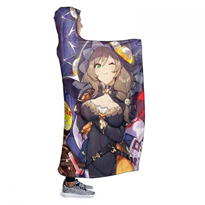 genshin impact hooded blanket 3d print thick blanket for kids teens adu 154 - Genshin Impact Store