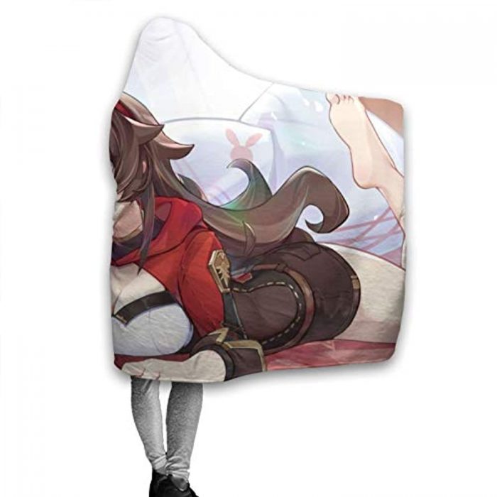 genshin impact hooded blanket 3d print thick blanket for kids teens adul 58 - Genshin Impact Store