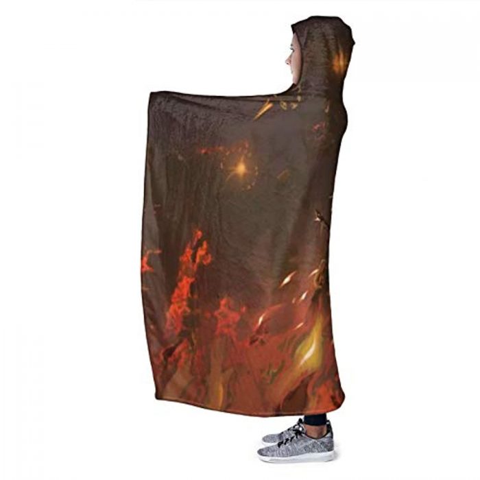 genshin impact hooded blanket 3d print thick blanket for kids teens adul 62 - Genshin Impact Store