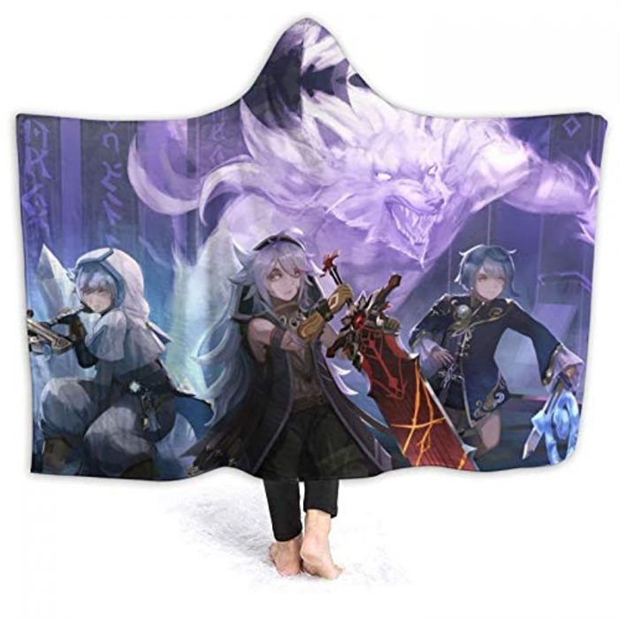 genshin impact hooded blanket cozy thick hooded blanket 12 - Genshin Impact Store