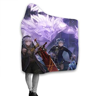 genshin impact hooded blanket cozy thick hooded blanket 16 - Genshin Impact Store