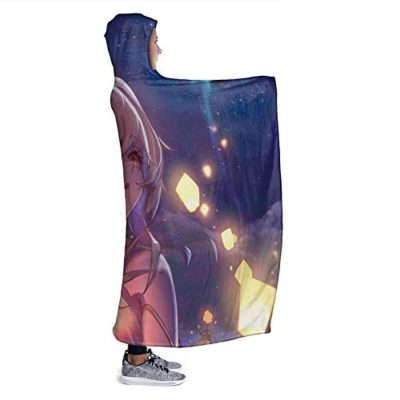 genshin impact hooded blanket cozy thick hooded blanket 50 - Genshin Impact Store