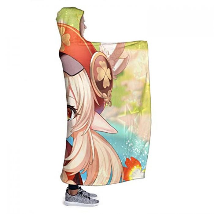 genshin impact hooded blanket klee cozy thick hooded blanket 4 - Genshin Impact Store