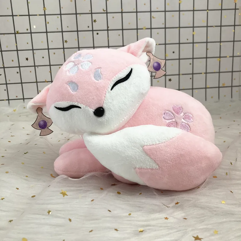 Game Genshin Impact Yae Miko Fox Plush Doll Toy Yaemiko Cosplay Props Throw Pillow Xmas Gifts - Genshin Impact Store
