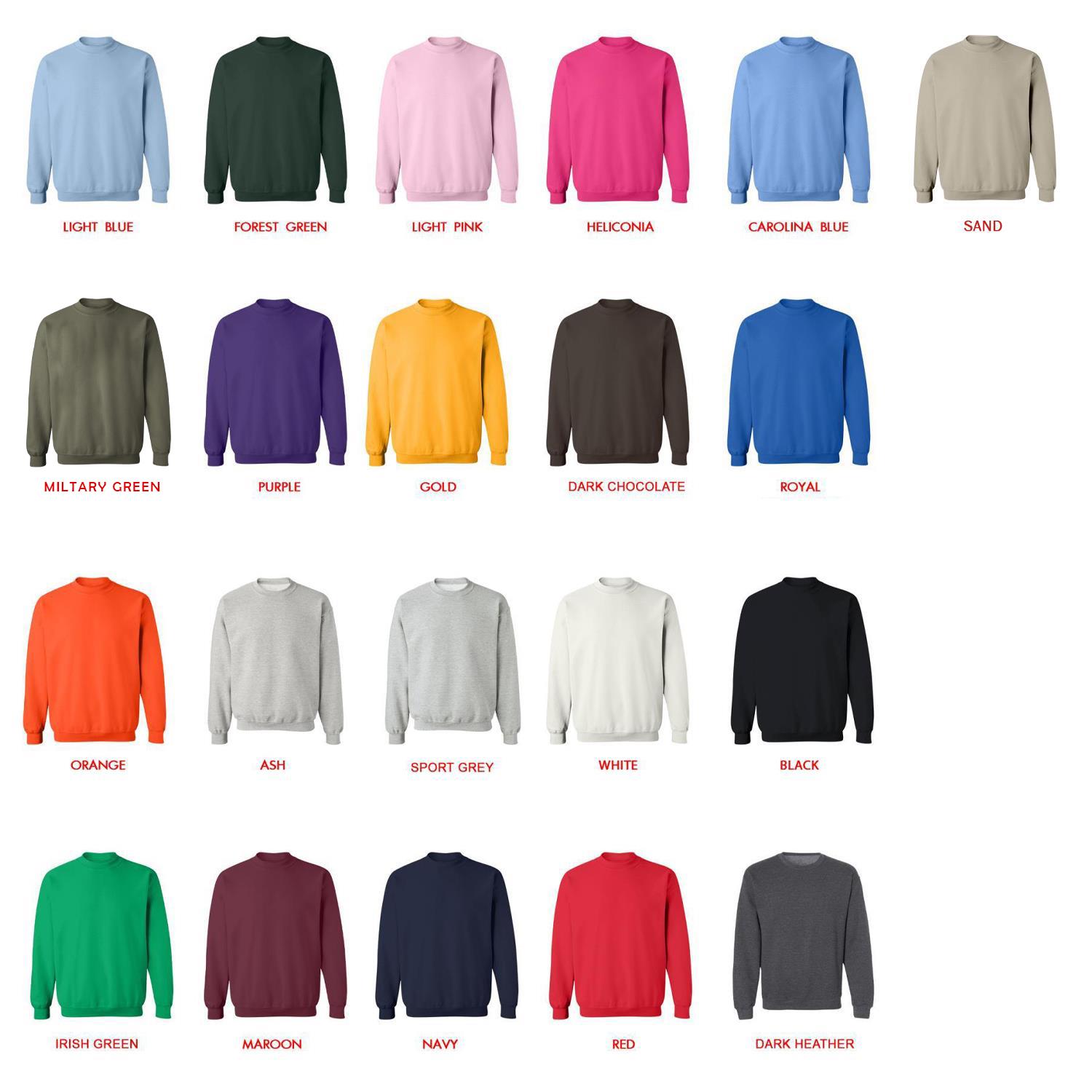 sweatshirt color chart - Genshin Impact Store